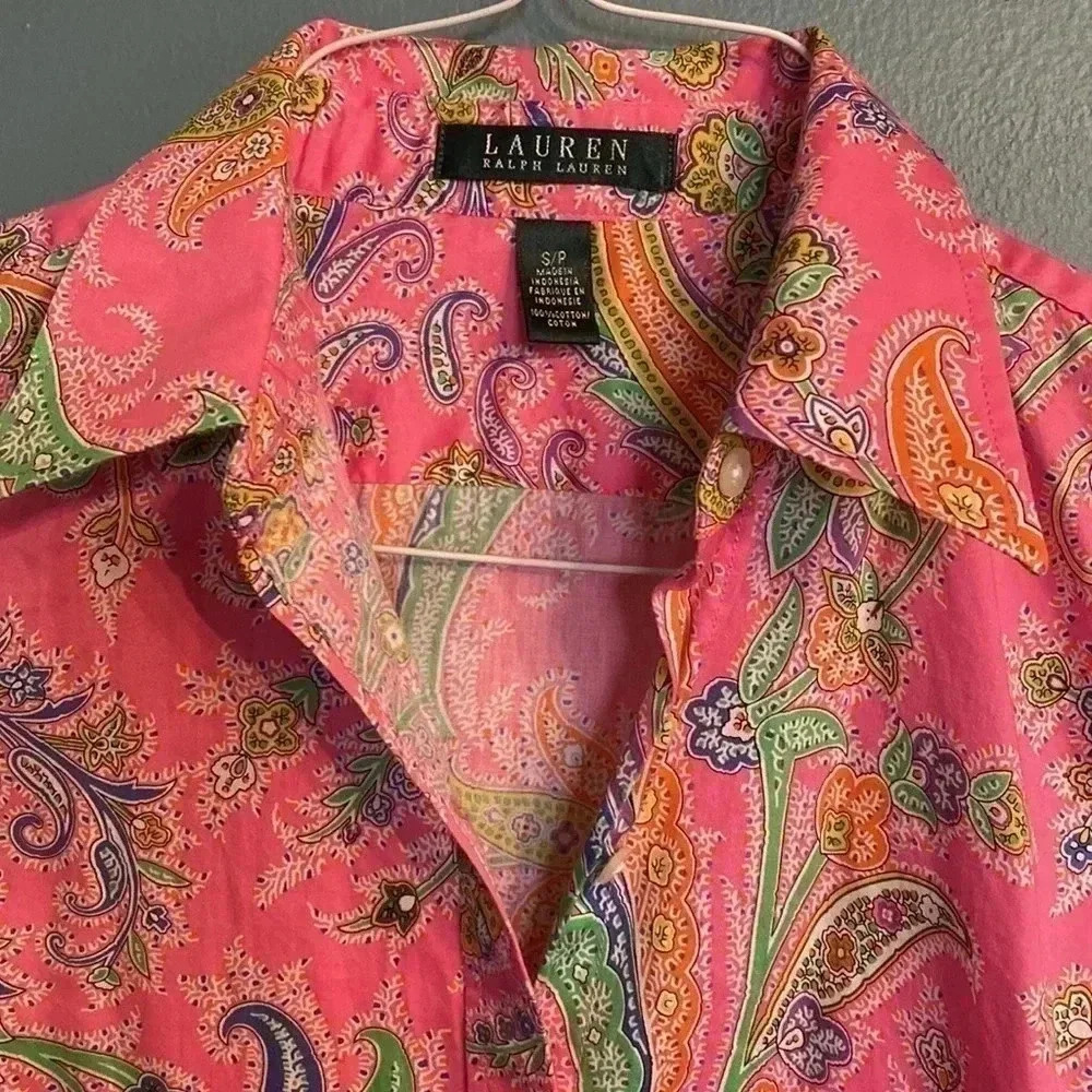 Lauren by Ralph Lauren spring button down - Picture 3 of 7